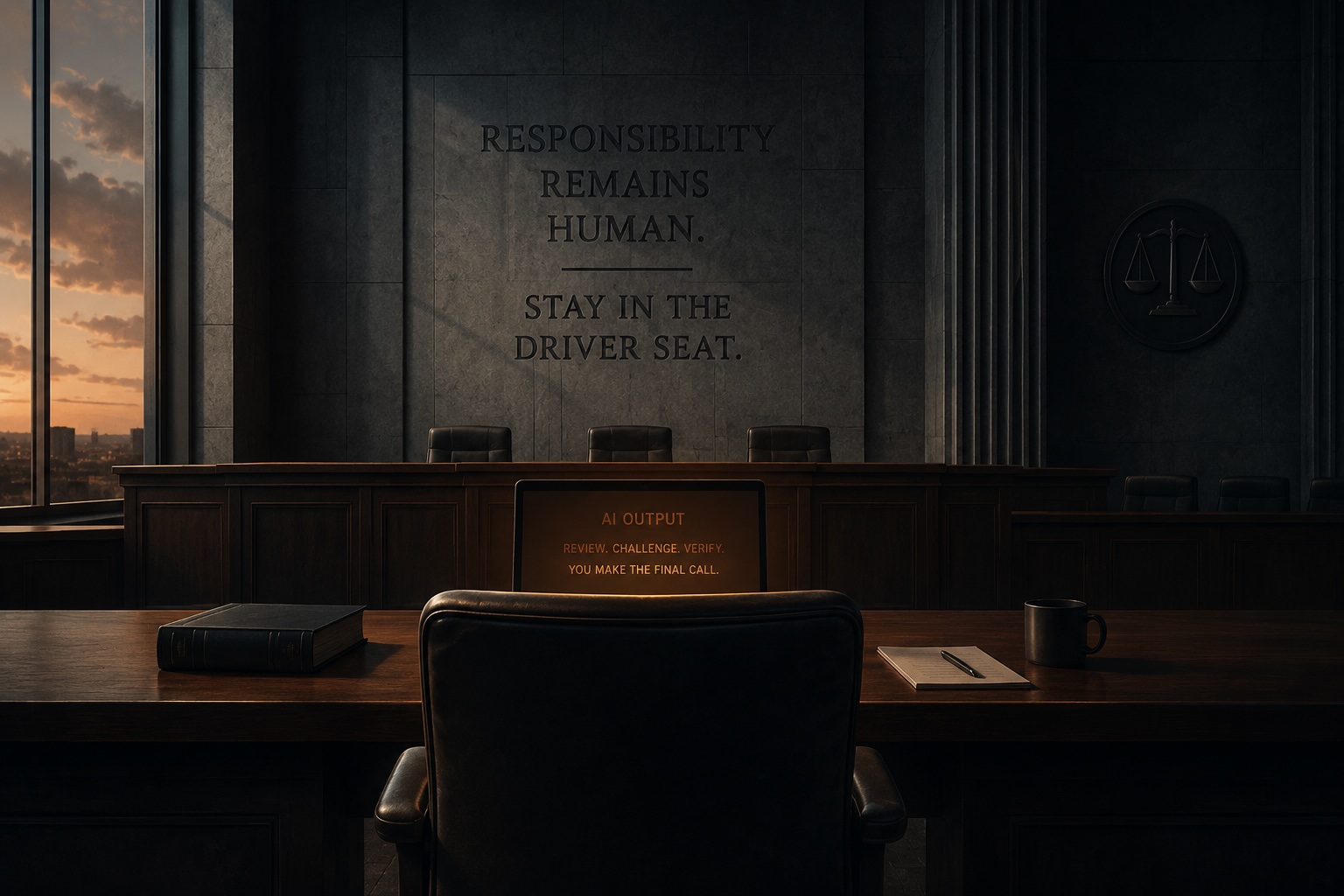 The Driver's Seat — Lex Praxis. Responsibility remains human.