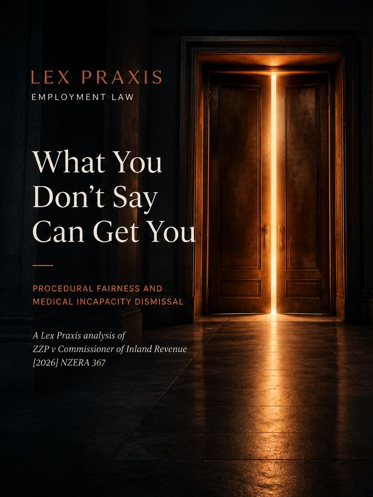 What You Don't Say Can Get You — Lex Praxis